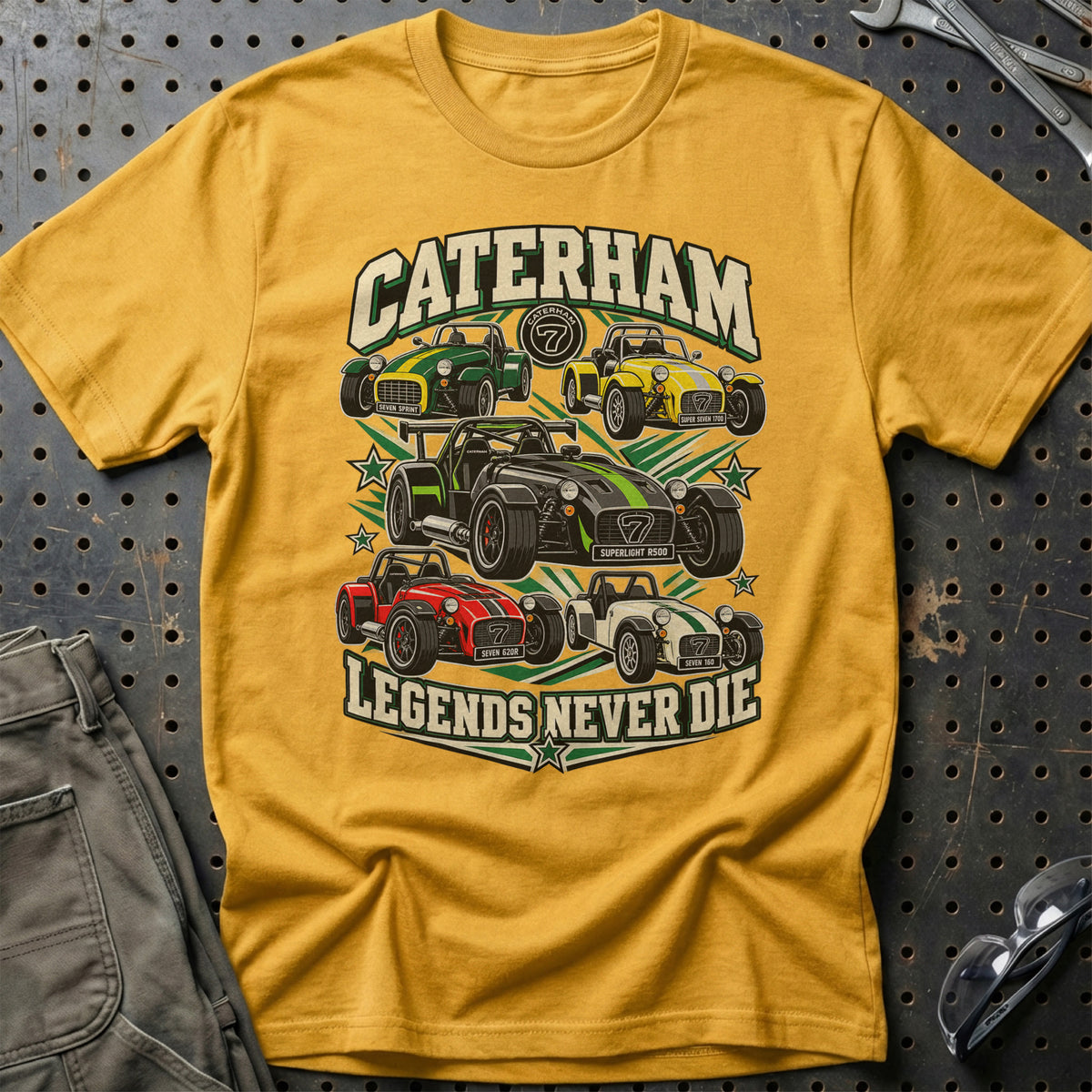 
Produktbillede af Caterham Legends Never Die T-Shirt