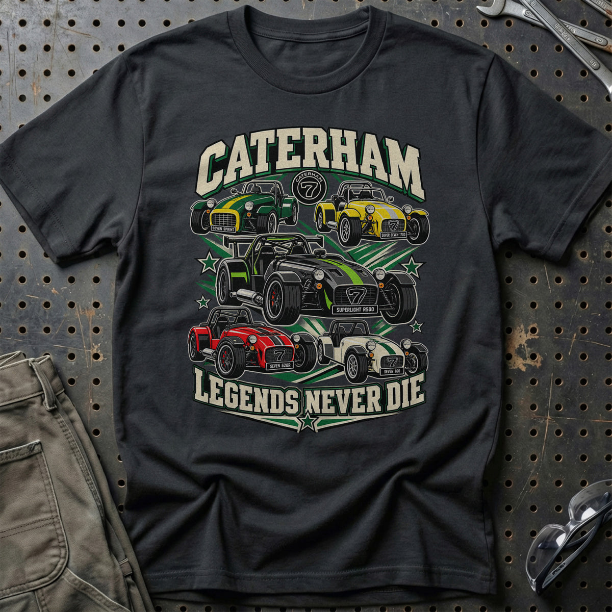 
Produktbillede af Caterham Legends Never Die T-Shirt