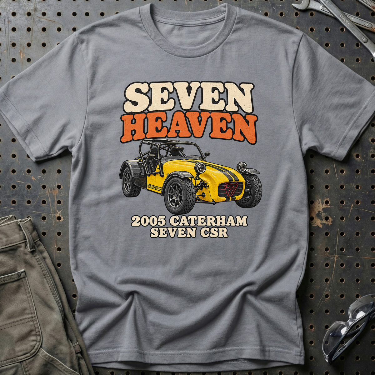 
Caterham Seven CSR 2005 – Seven Heaven T-Shirt – Grå Sport