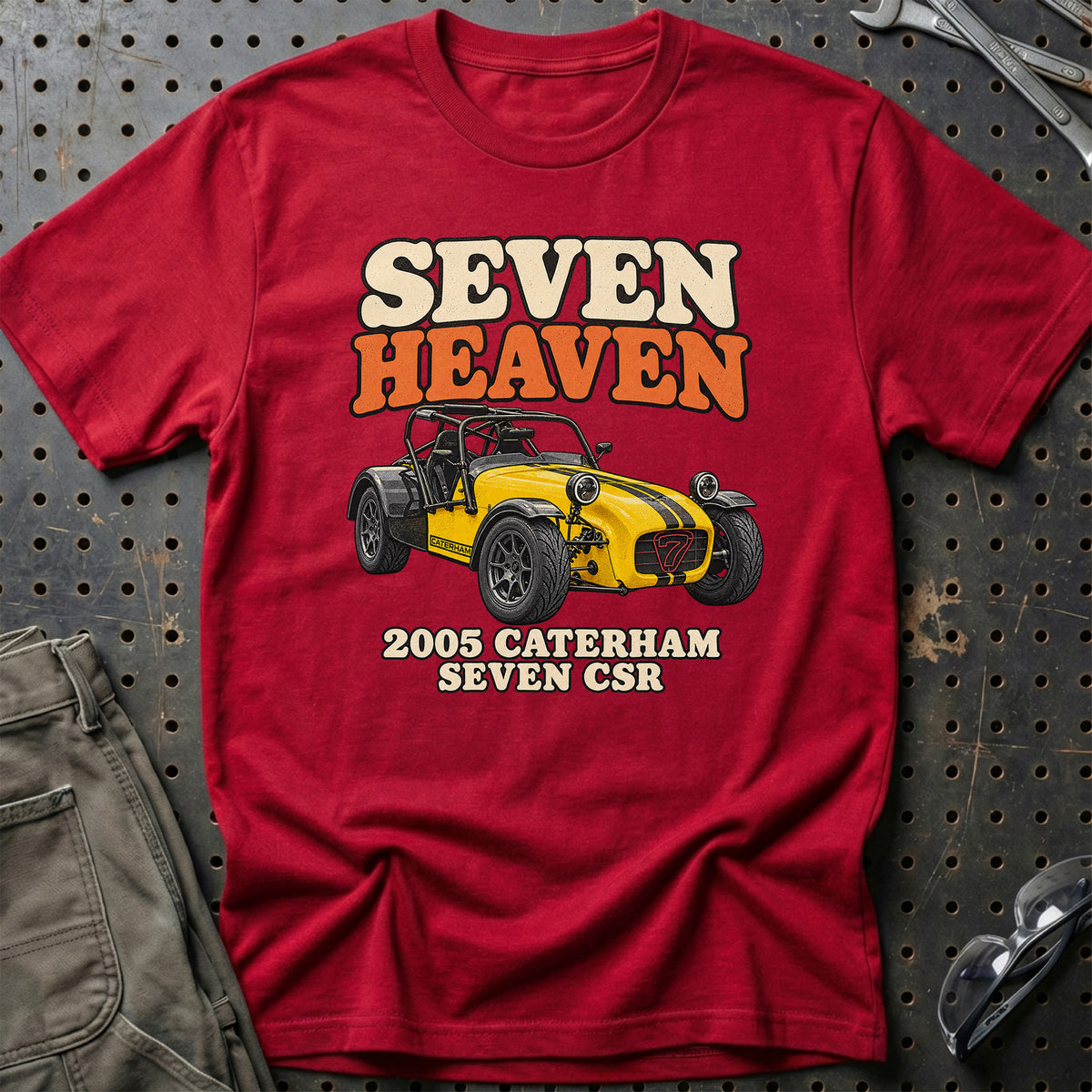
Caterham Seven CSR 2005 – Seven Heaven T-Shirt – Rød