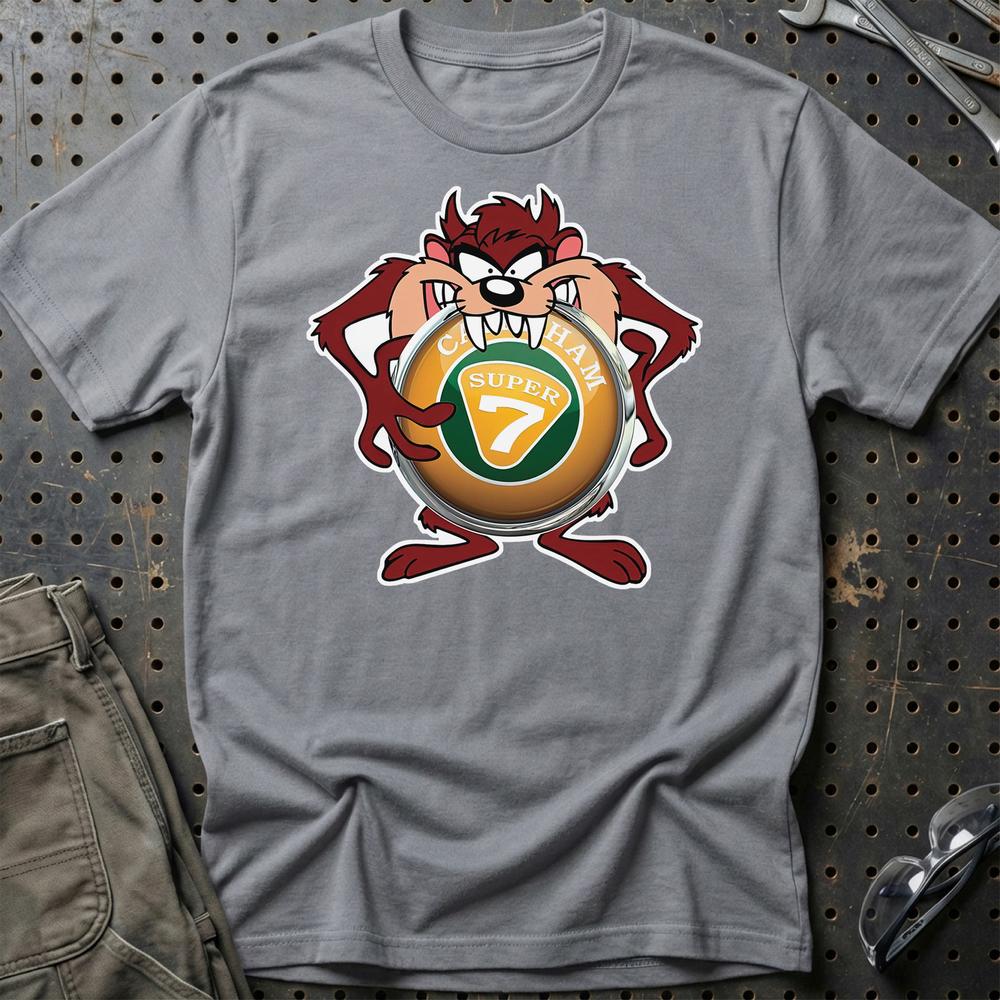 Caterham TAZ Unisex T-Shirt , Bomuld-Beklædning-Caterham-Grå Sport-S-Garage Culture Shop- garage - man cave - merchandise