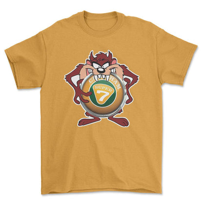 Caterham TAZ Unisex T-Shirt , Bomuld-Beklædning-Caterham-Guld-S-Forside-Garage Culture Shop- garage - man cave - merchandise