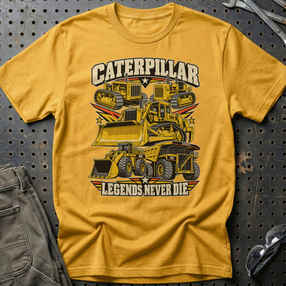 
Produktbillede af Caterpillar Legends Never Die T-Shirt