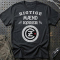Cezeta Rigtige Mænd Kører T-Shirt-Beklædning-Čezeta-Sort-S-Garage Culture Shop- garage - man cave - merchandise