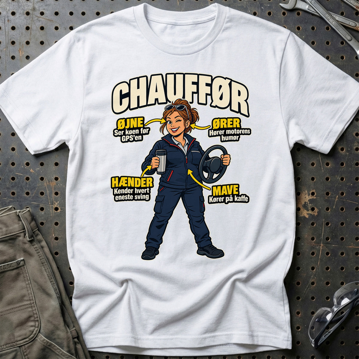 
Produktbillede af Chauffør – Anatomi T-Shirt
