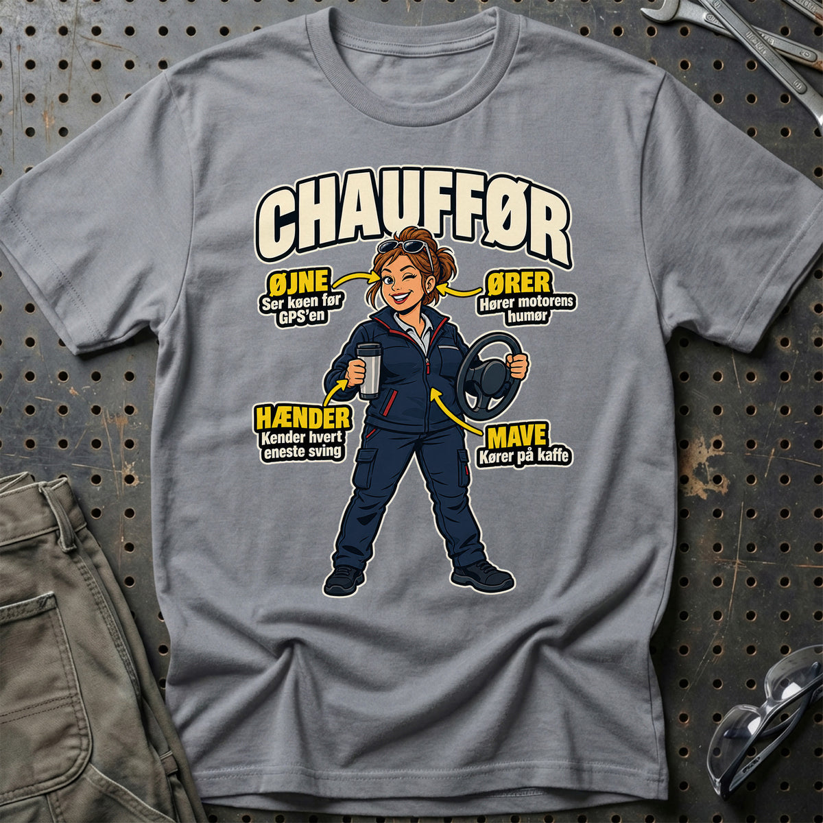 
Produktbillede af Chauffør – Anatomi T-Shirt
