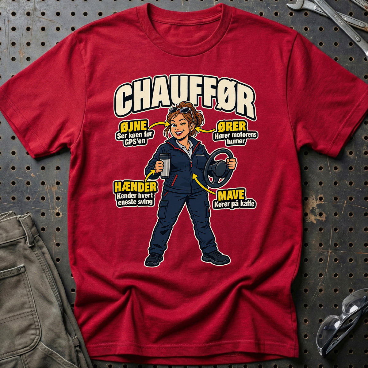 
Produktbillede af Chauffør – Anatomi T-Shirt
