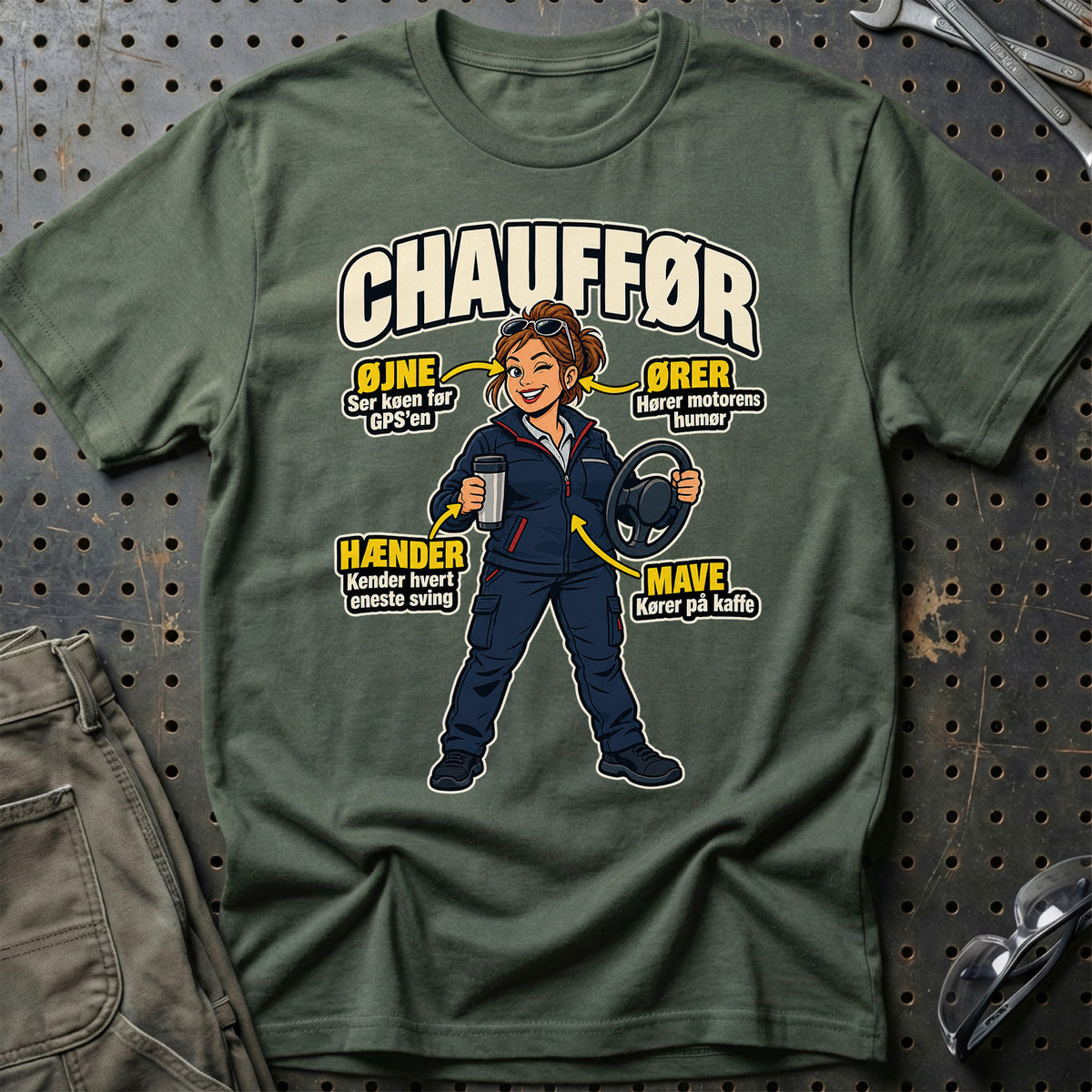 
Produktbillede af Chauffør – Anatomi T-Shirt