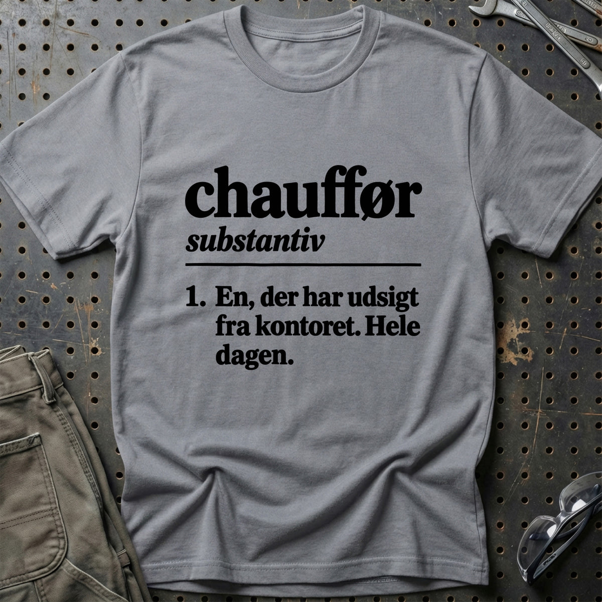 
Chauffør – Definition T-Shirt – Grå Sport