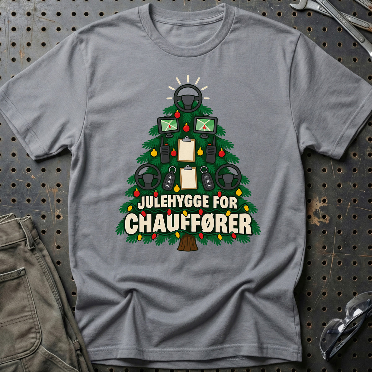 
Chauffør – Julehygge – Unisex T-Shirt – Grå Sport