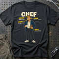 Chef – Anatomi T-Shirt-Beklædning-Garage Culture-Sort-S-Garage Culture Shop- garage - man cave - merchandise