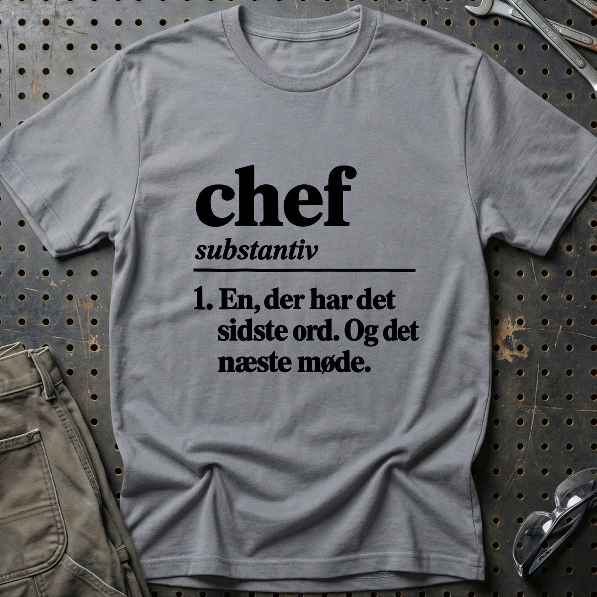 
Chef – Definition T-Shirt – Grå Sport