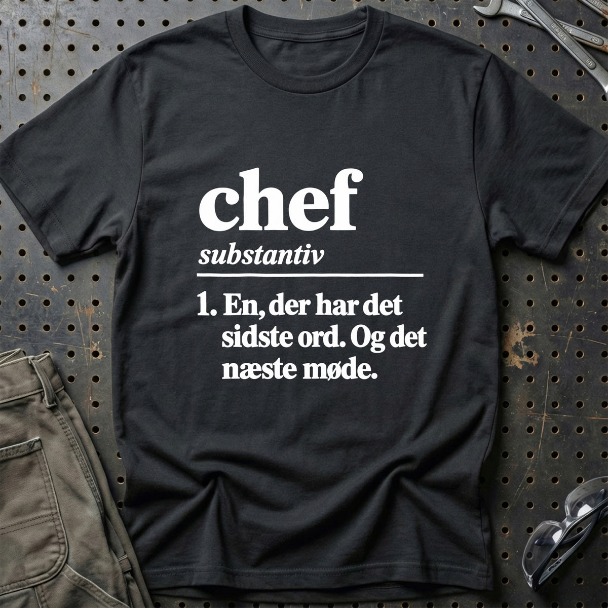 
Chef – Definition T-Shirt – Sort