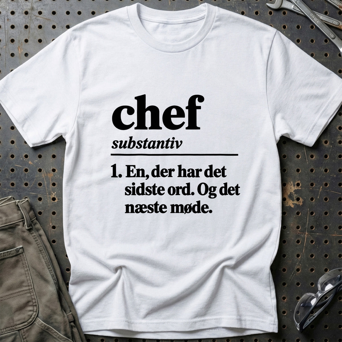 
Chef – Definition T-Shirt – Hvid