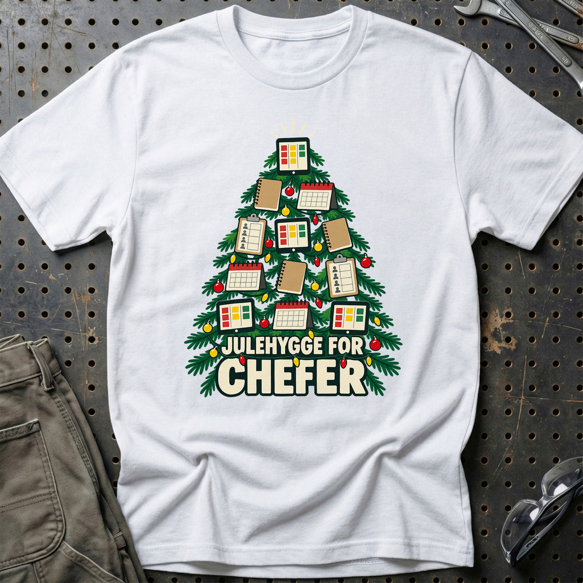 
Chef – Julehygge – Unisex T-Shirt – Hvid
