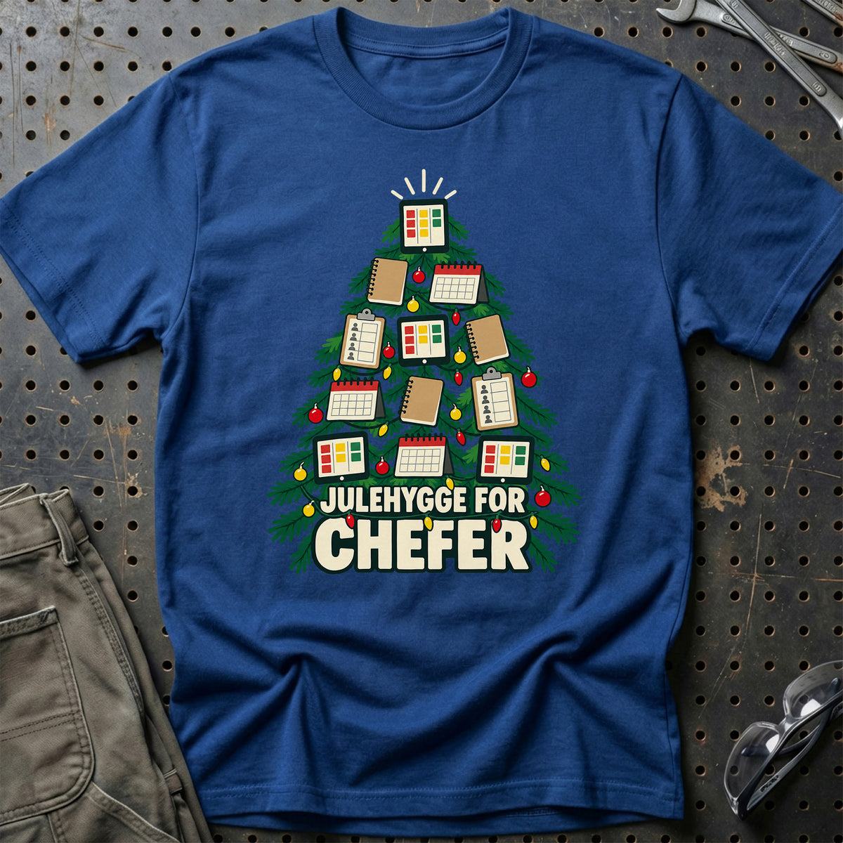
Chef – Julehygge – Unisex T-Shirt – Blå Royal