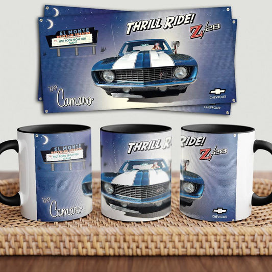 Chevrolet Camaro 69 Z28 "To Toner" Vintage Keramisk Krus-Krus-Chevrolet-Garage Culture Shop- garage - man cave - merchandise