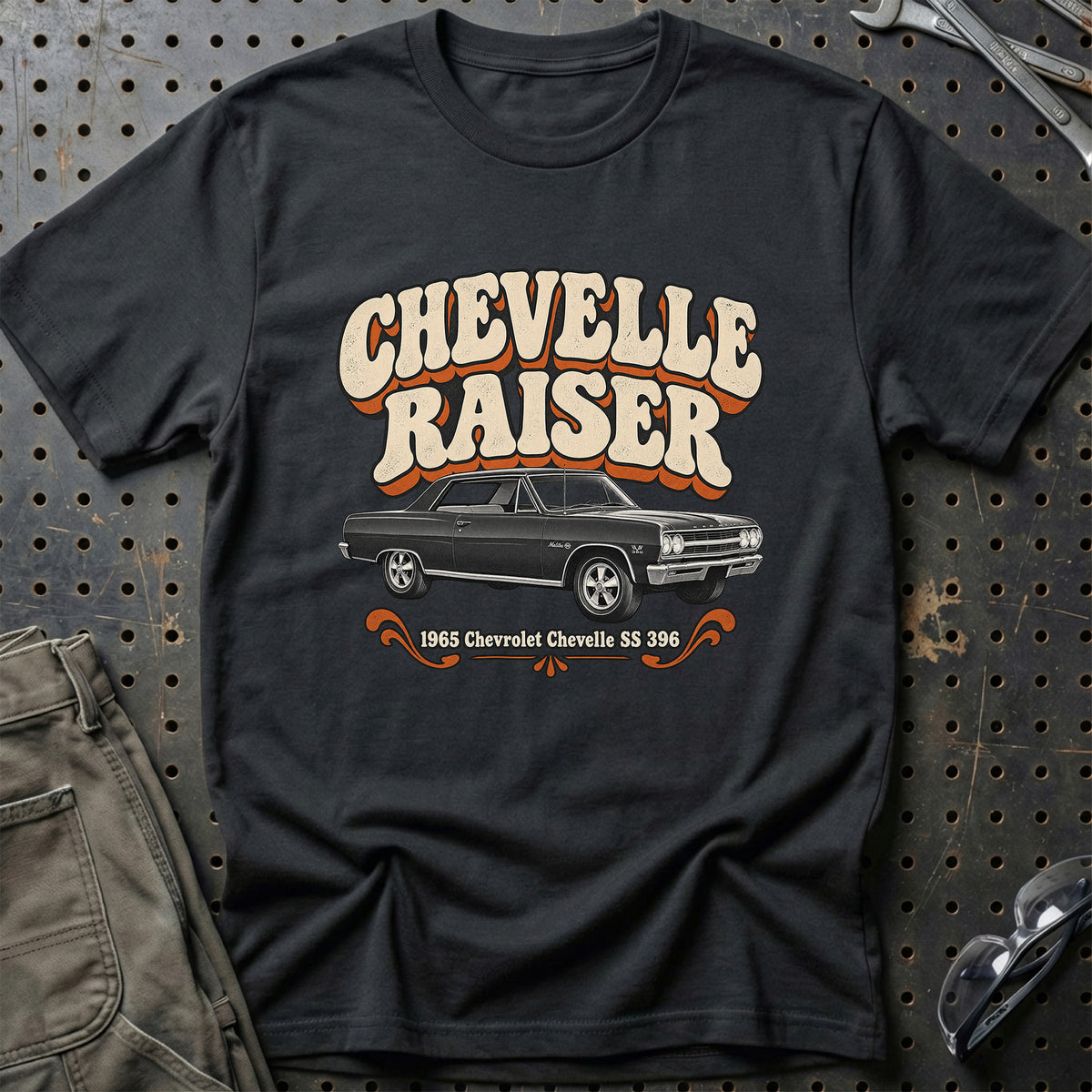 
Chevrolet Chevelle SS 396 1965 – Chevelle Raiser T-Shirt – Sort