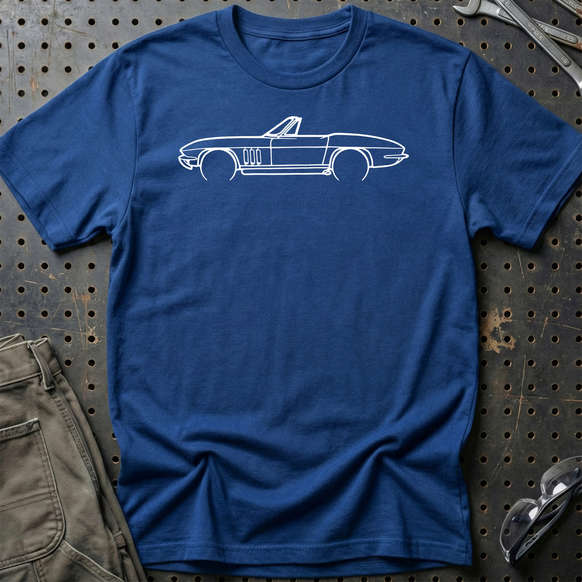 
Produktbillede af Chevrolet Corvette C3 1966 Outline T-Shirt