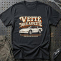 
Chevrolet Corvette C4 1984 – Vette Your Appetite T-Shirt – Sort