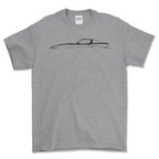 Chevrolet Corvette C4 Silhuet T-Shirt-Beklædning-Chevrolet-Garage Culture Shop- garage - man cave - merchandise