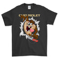 Chevrolet Corvette TAZ T-Shirt-Beklædning-Chevrolet-Sort-S-Garage Culture Shop- garage - man cave - merchandise