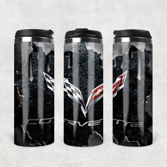 Chevrolet Corvette Termokrus Tumbler Rustfrit Stål-Krus-Chevrolet-Garage Culture Shop- garage - man cave - merchandise