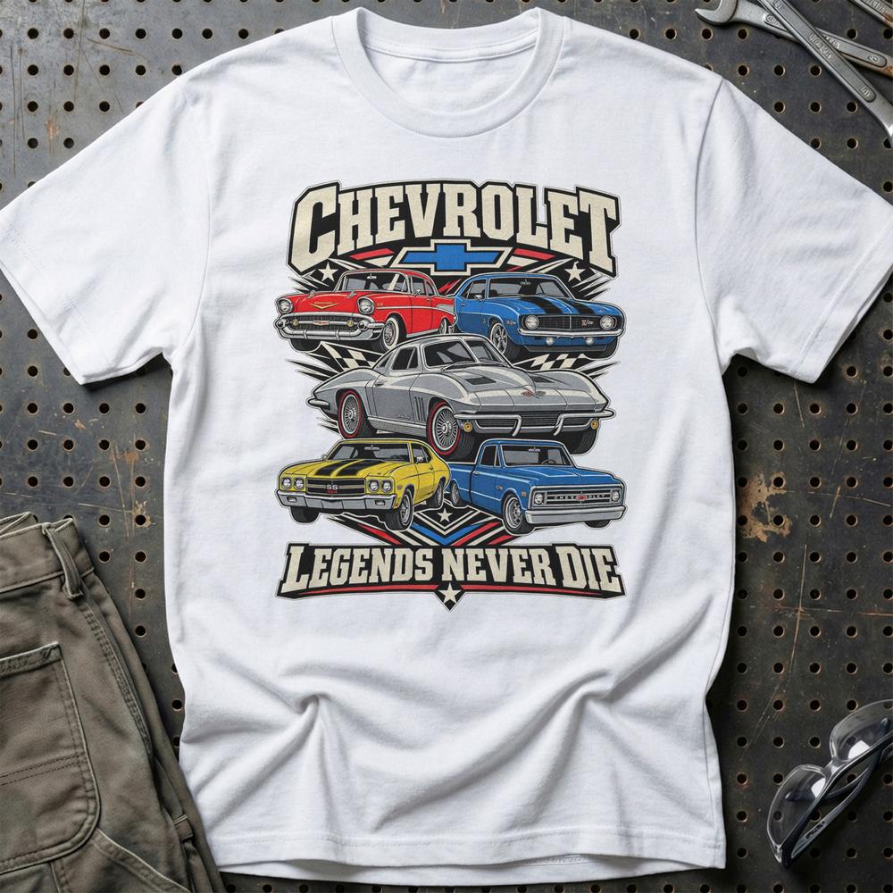 
Produktbillede af Chevrolet Legends Never Die T-Shirt