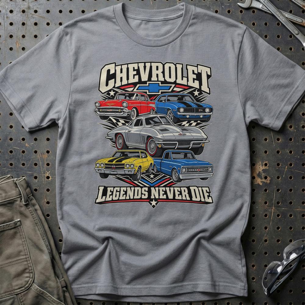 
Produktbillede af Chevrolet Legends Never Die T-Shirt