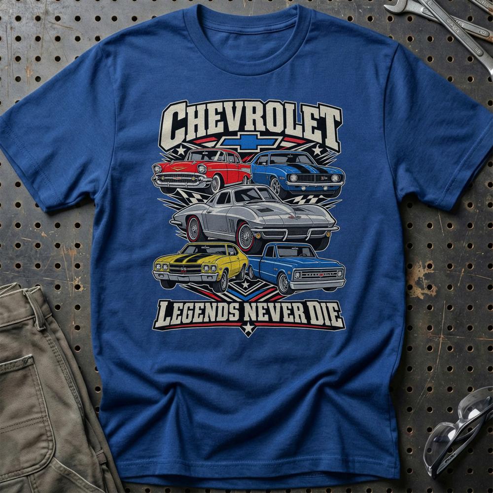 
Produktbillede af Chevrolet Legends Never Die T-Shirt