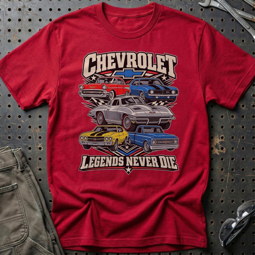 
Produktbillede af Chevrolet Legends Never Die T-Shirt