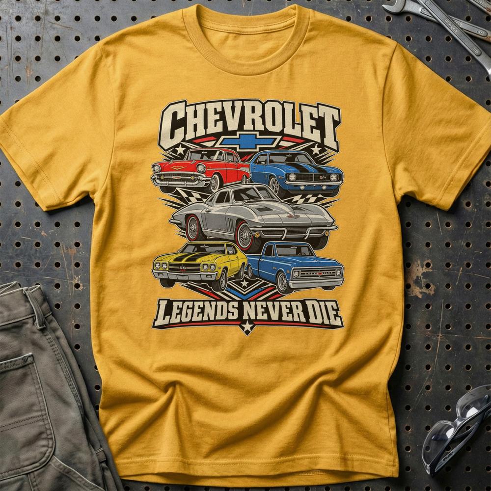 
Produktbillede af Chevrolet Legends Never Die T-Shirt