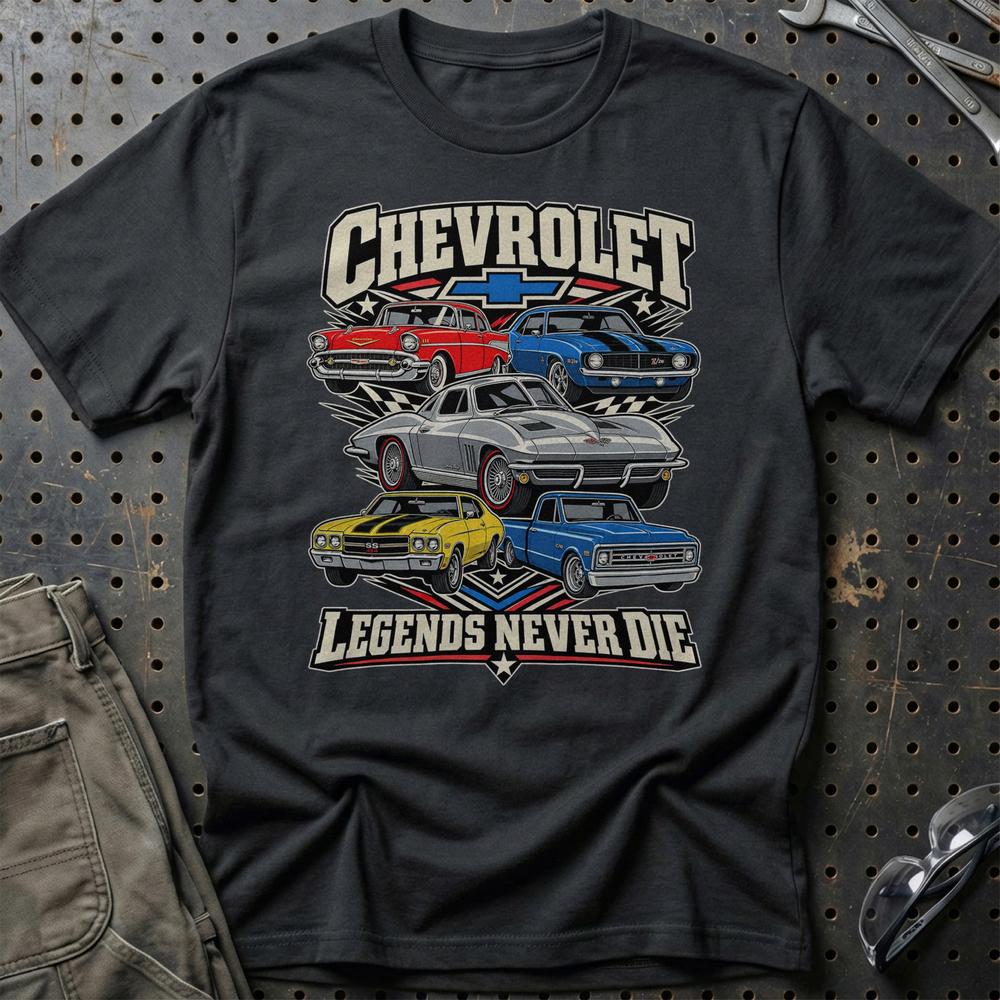 
Produktbillede af Chevrolet Legends Never Die T-Shirt