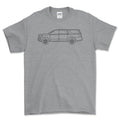 Chevrolet Suburban Z71 Outline T-Shirt-Beklædning-Chevrolet-Grå Sport-S-Garage Culture Shop- garage - man cave - merchandise