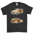 Chevrolet Woody Wagon 1948 T-Shirt-Beklædning-Chevrolet-Sort-S-Garage Culture Shop- garage - man cave - merchandise