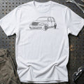 
Chrysler PT Cruiser - One Line Style Unisex T-Shirt – Hvid