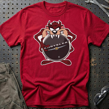 Chrysler TAZ Unisex T-Shirt , Bomuld-Beklædning-Chrysler-Rød-S-Garage Culture Shop- garage - man cave - merchandise