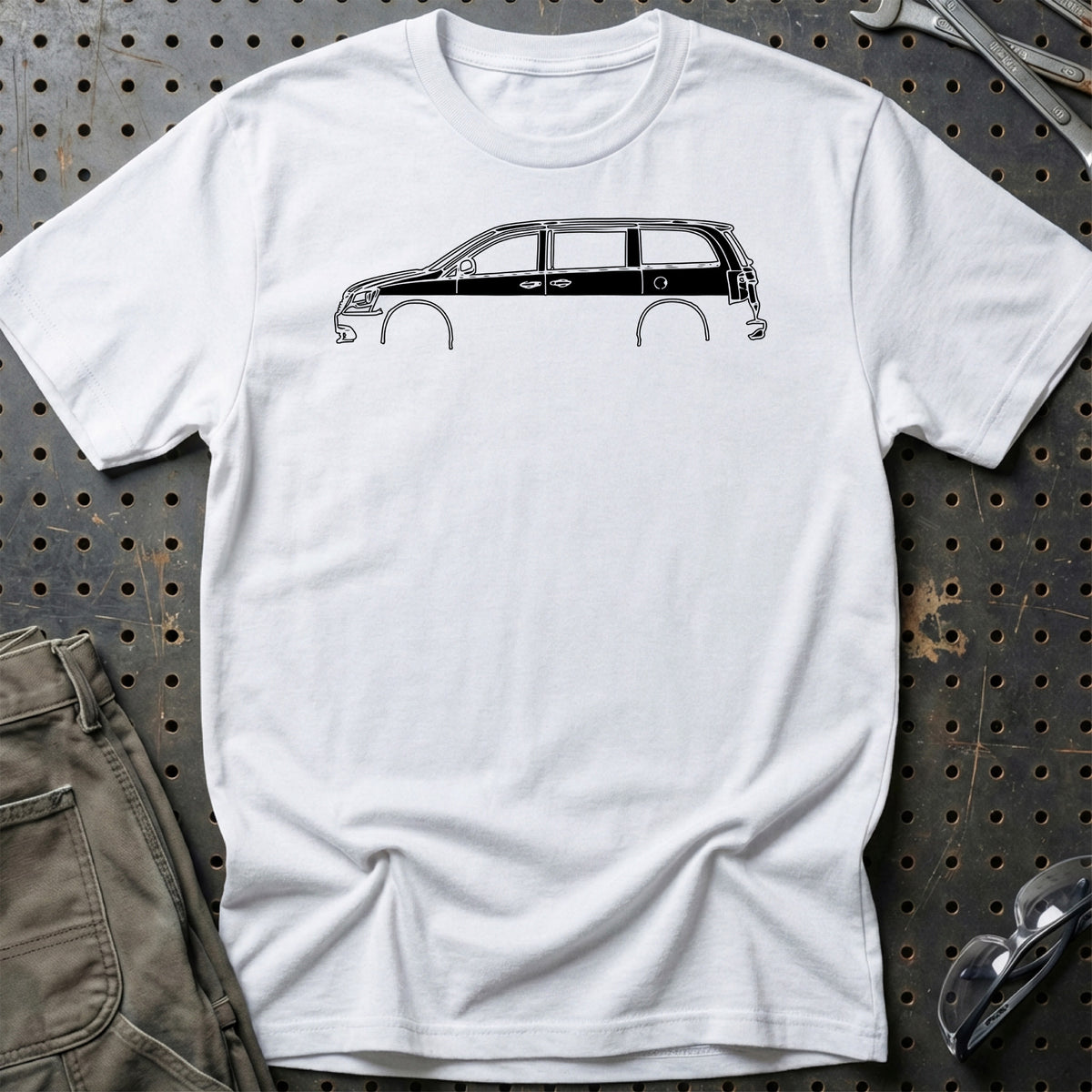 
Chrysler Town and Country 2016 Silhuet T-Shirt – Hvid
