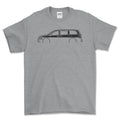 Chrysler Town and Country 2016 Silhuet T-Shirt-Beklædning-Chrysler-Grå Sport-S-Garage Culture Shop- garage - man cave - merchandise