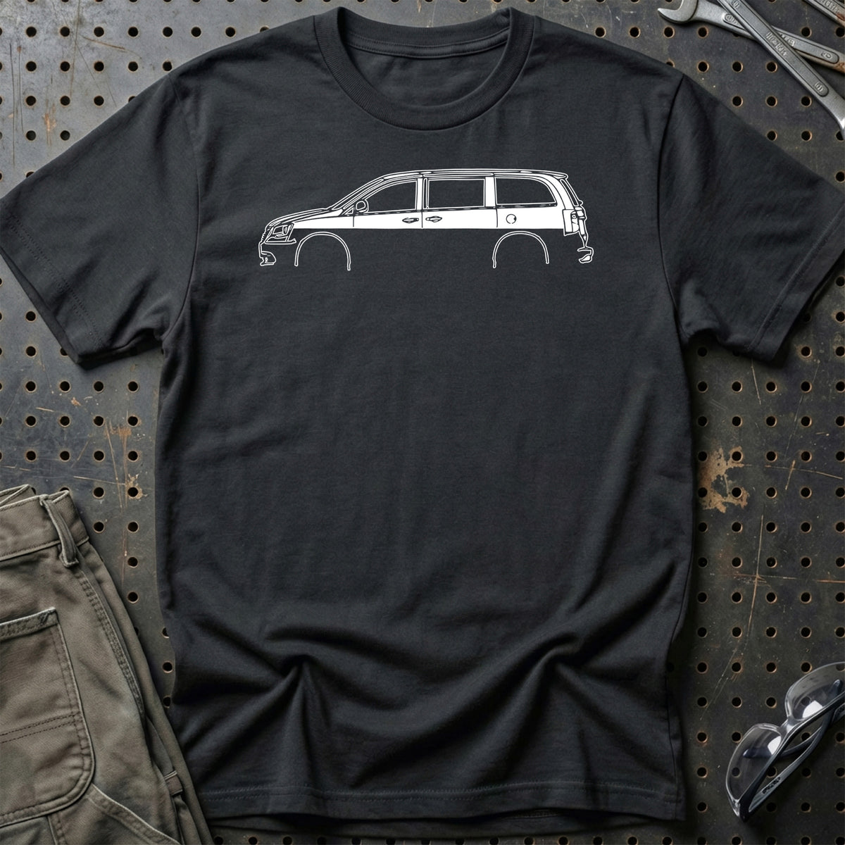 
Chrysler Town and Country 2016 Silhuet T-Shirt – Sort