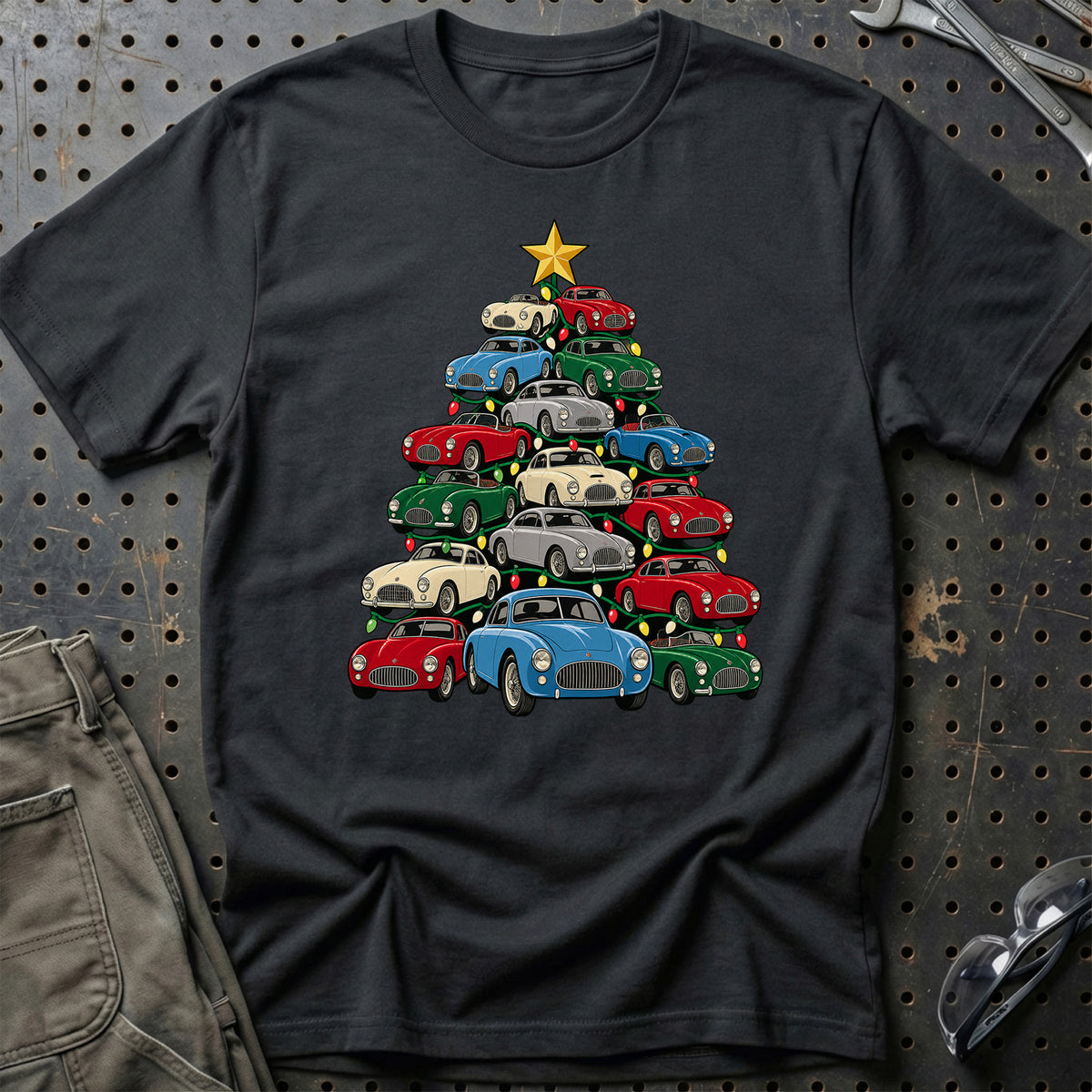 
Cisitalia Juletræ Christmas Tree Unisex T-Shirt – Sort – print foran