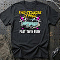 Citroën Ami Two-Cylinder Terror Flat-Twin Fury T-Shirt-Beklædning-Citroen-Sort-S-Garage Culture Shop- garage - man cave - merchandise