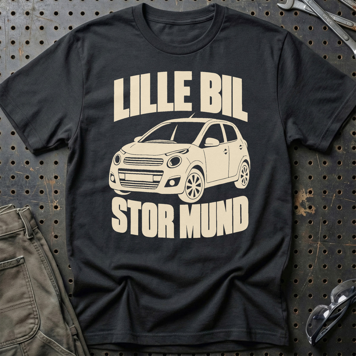 
Citroën C1 II – Lille bil stor mund – Unisex T-Shirt – Sort