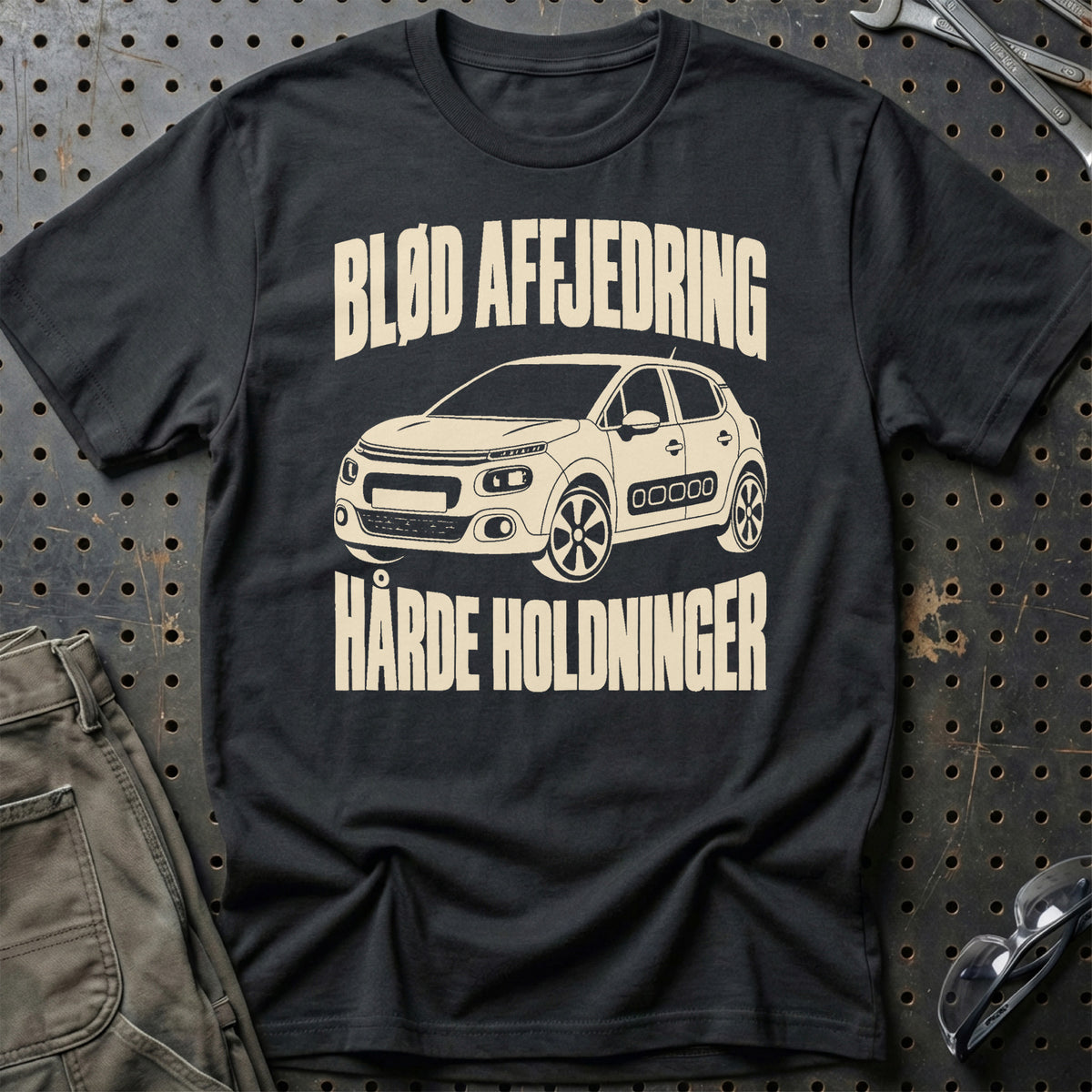 
Citroën C3 III – Blød affjedring hårde holdninger – Unisex T-Shirt – Sort