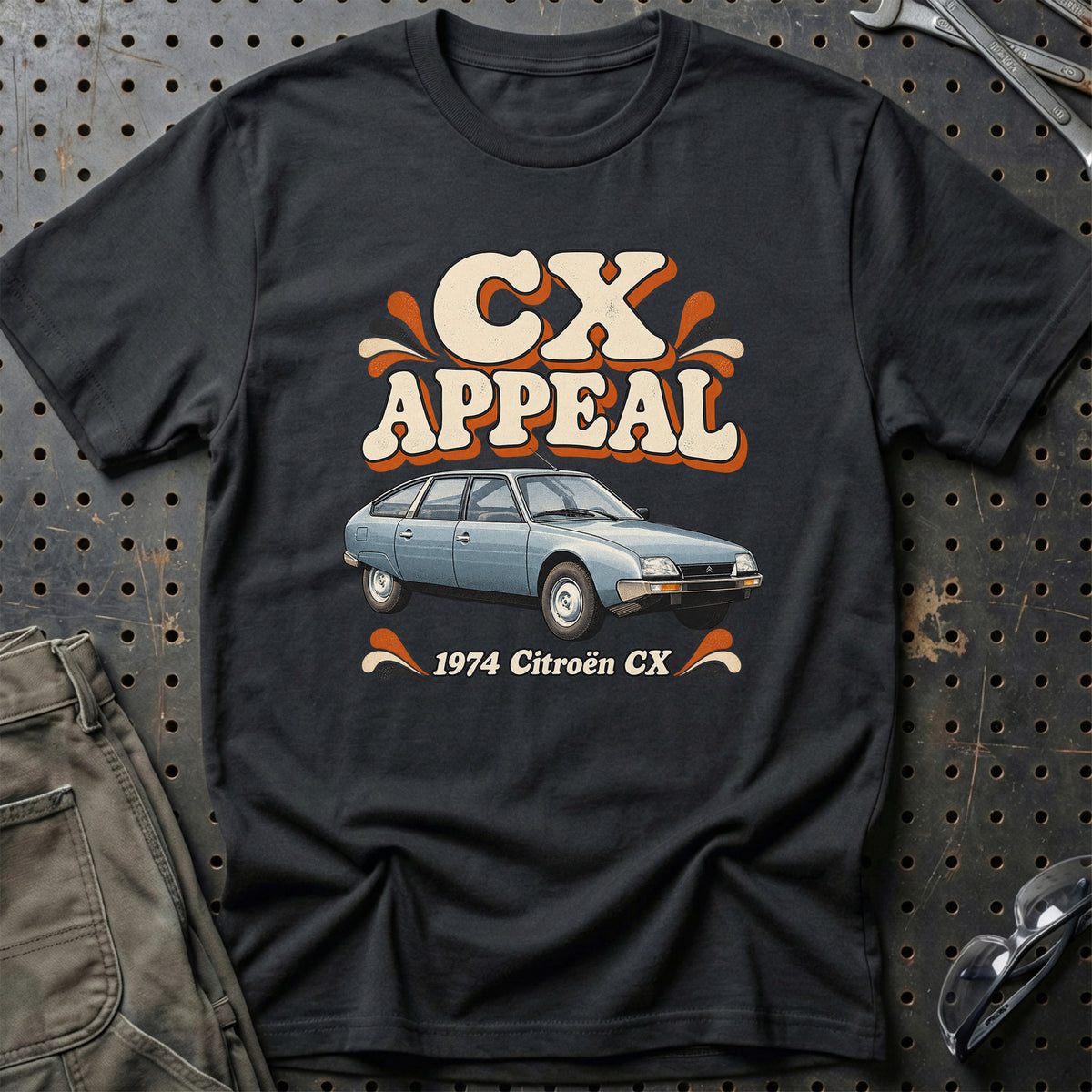 
Citroën CX 1974 – CX Appeal T-Shirt – Sort