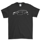 Citroen DS3 Silhuet T-Shirt-Beklædning-Citroen-Sort-S-Garage Culture Shop- garage - man cave - merchandise