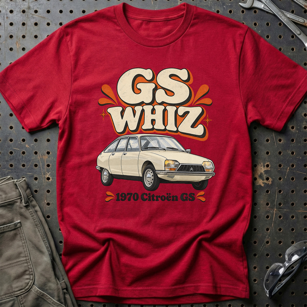 
Citroën GS 1970 – GS Whiz T-Shirt – Rød