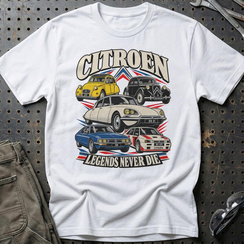 
Produktbillede af Citroën Legends Never Die T-Shirt