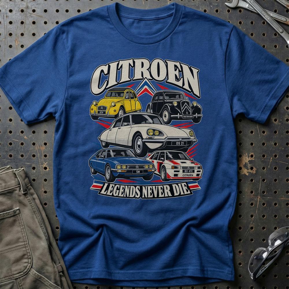 
Produktbillede af Citroën Legends Never Die T-Shirt