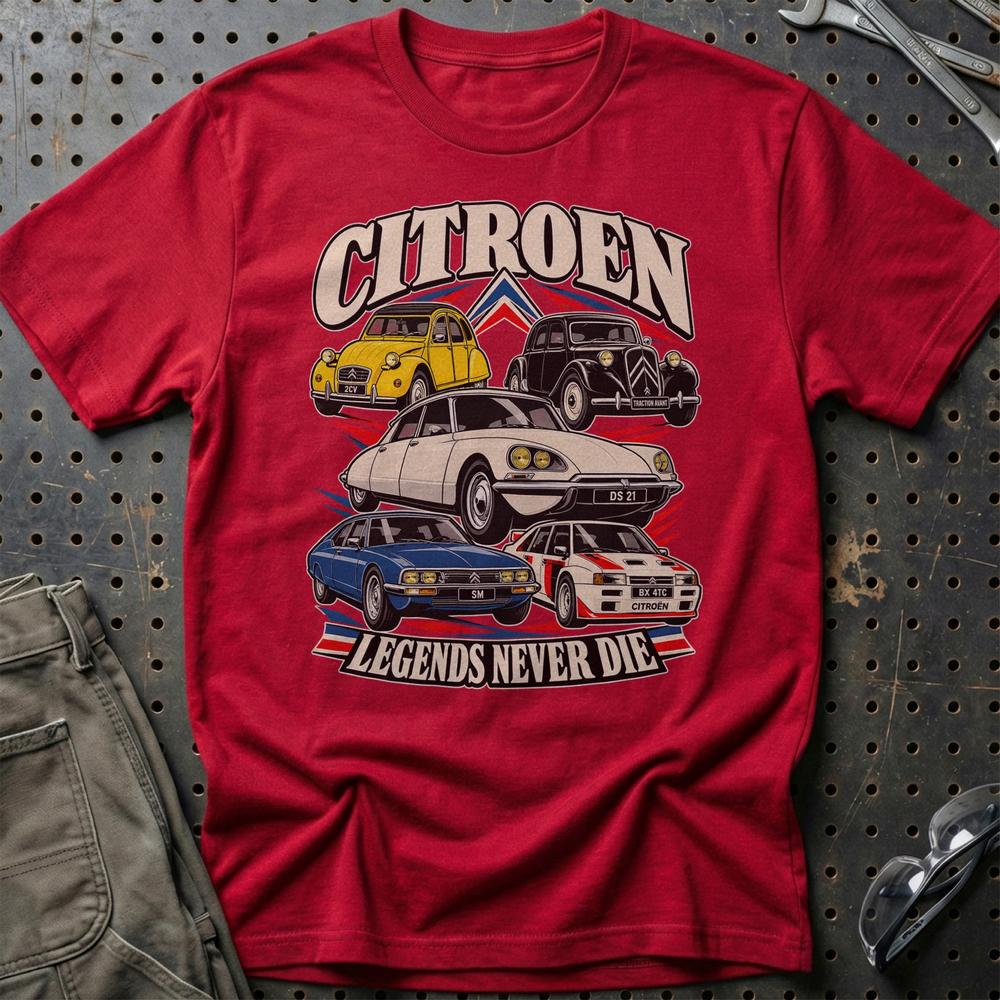 
Produktbillede af Citroën Legends Never Die T-Shirt